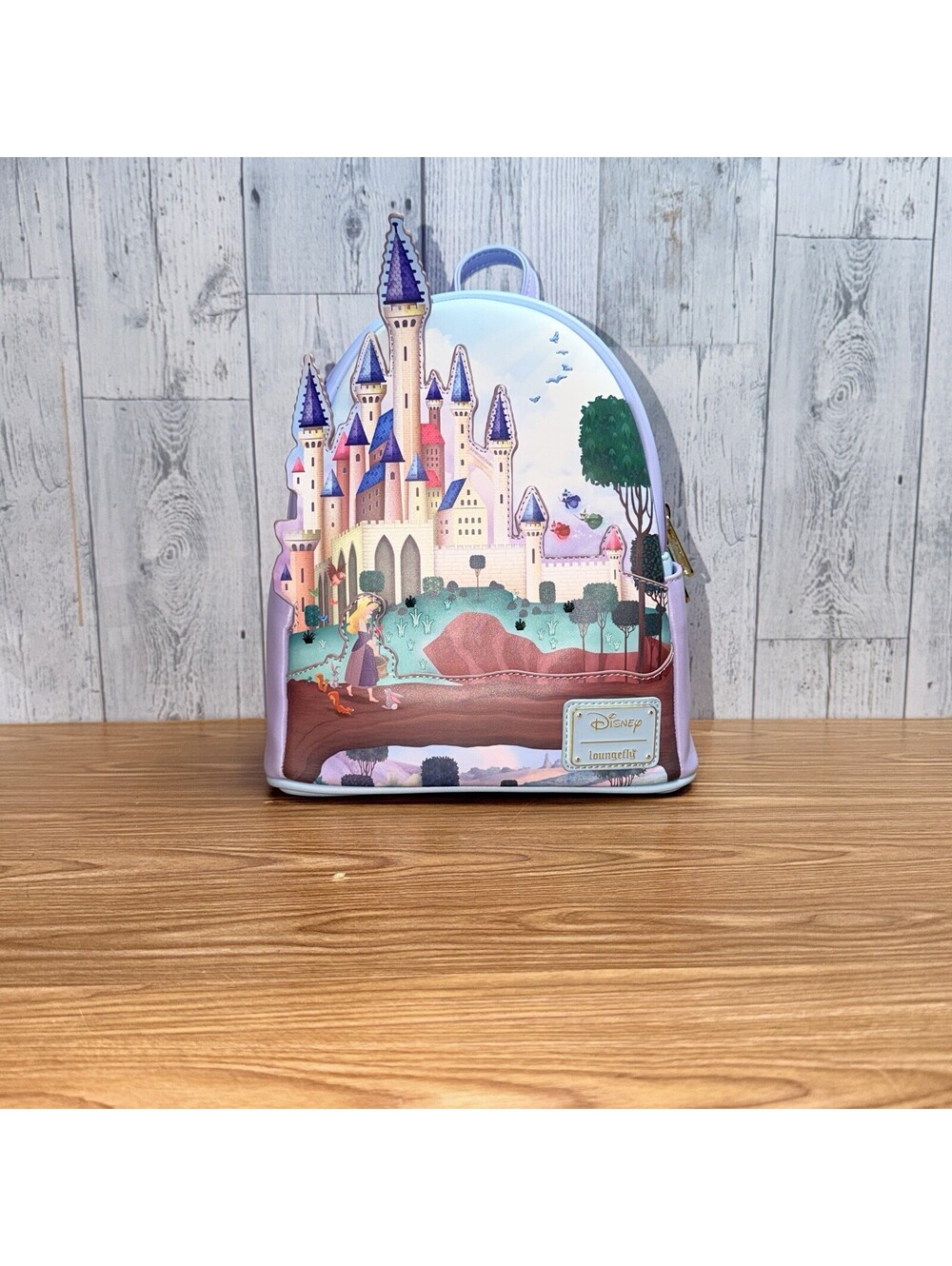 NWOT Loungefly x Disney Princess Castle Series Sleeping Beauty Mini Backpack